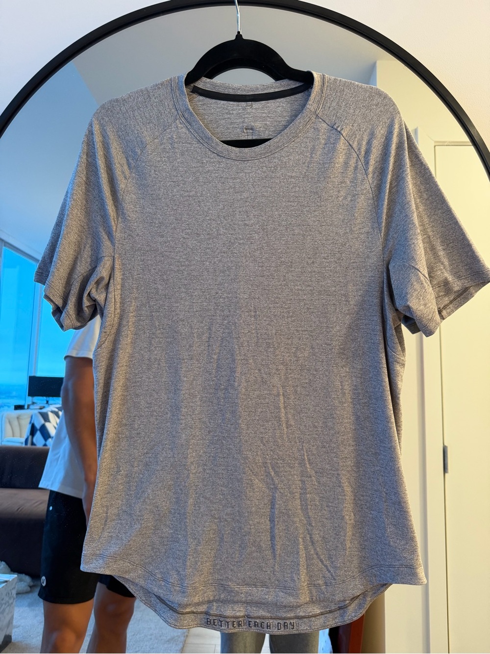 Lululemon Metal Vent Tech Short Sleeve Shirt Gray Better Each Day